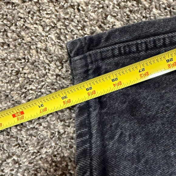 Vintage Bonjour Jeans Black Denim Straight Tapered High Rise Mom 26” 27” - Picture 8 of 8